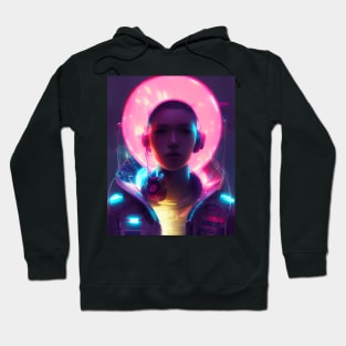 Cyberpunk saint girl Hoodie